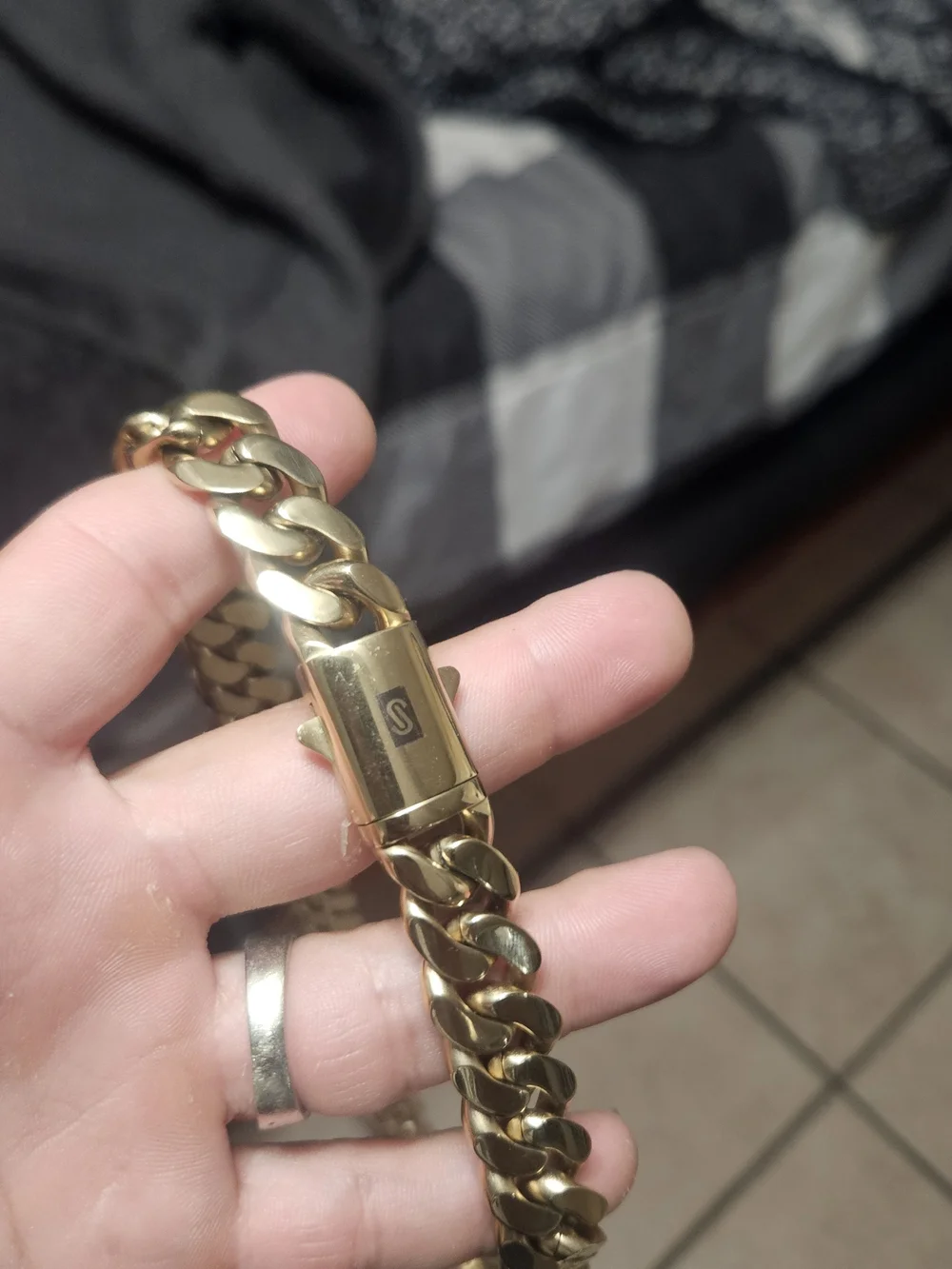 monaco 14k Gold Plated 14.3mm 24